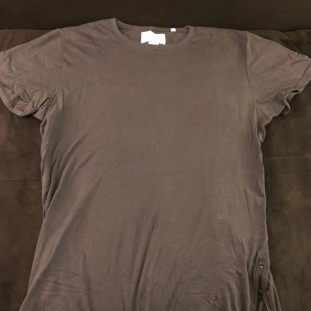 H&M T-Shirt With Side Zippers